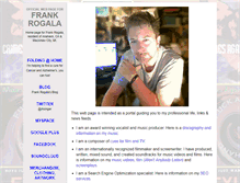Tablet Screenshot of frankrogala.com